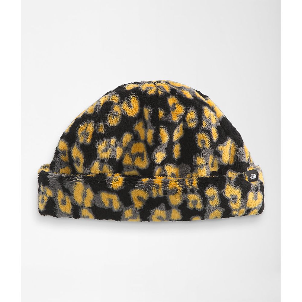 The North Face Beanies Womens Australia - The North Face Osito Yellow Leopard (HGU-271068)